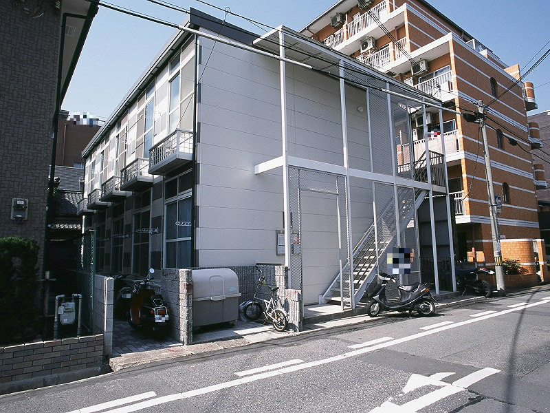 姫路市花影町のアパートの建物外観