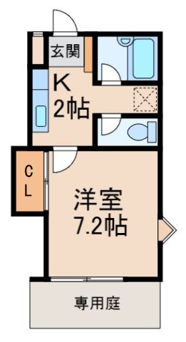 メゾンゆみねの間取り