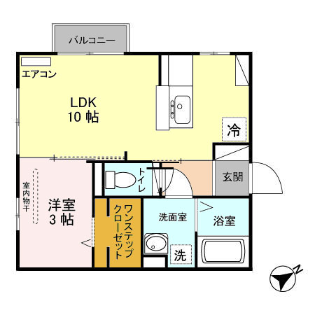 カンターロ　A205の間取り