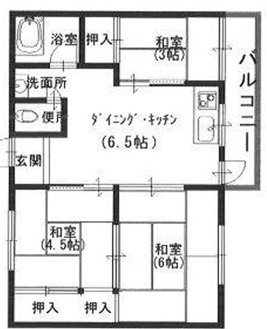 サンフラワーハイツの間取り