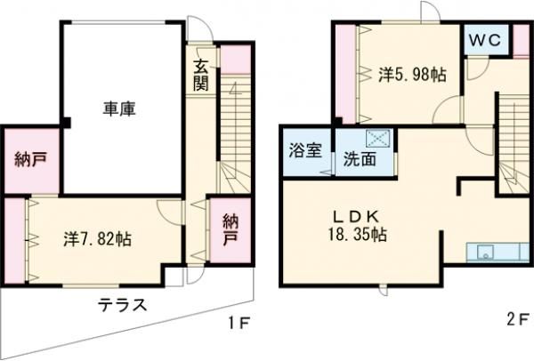 ピオネロあびらの間取り