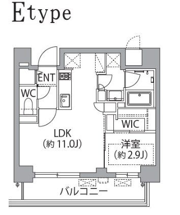 レスピール蓮根の間取り