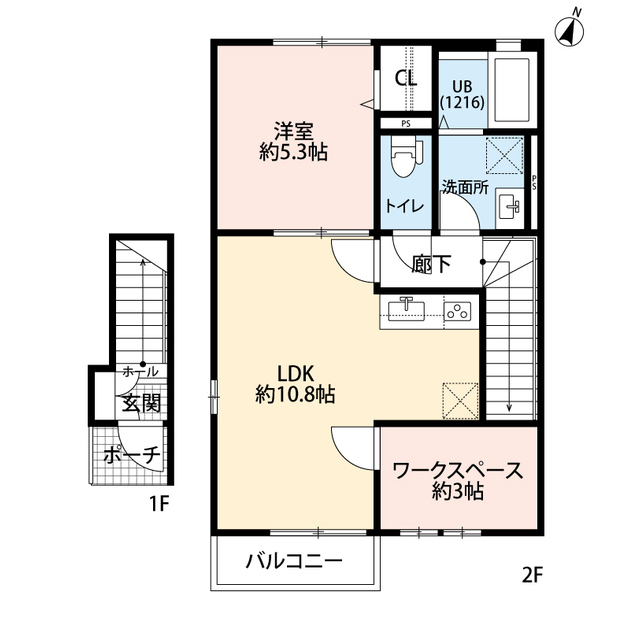 アムールＫＥＮの間取り