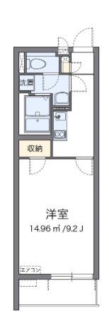 南埼玉郡宮代町中央のアパートの間取り