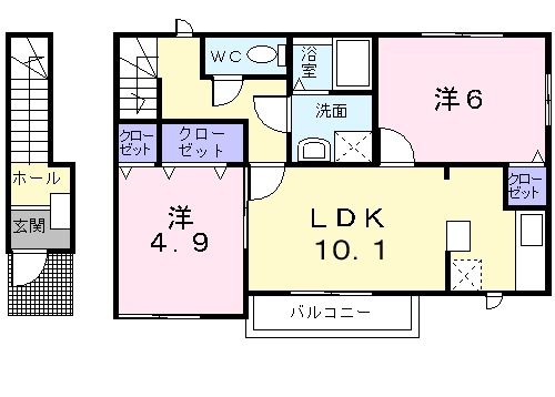 アベニュー諏訪の間取り