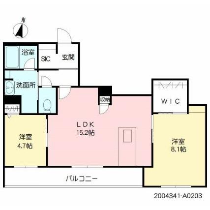 シャーメゾン堀川の間取り