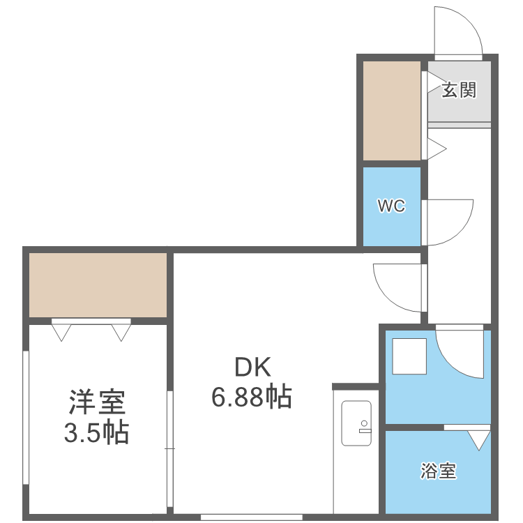 クラス南郷の間取り