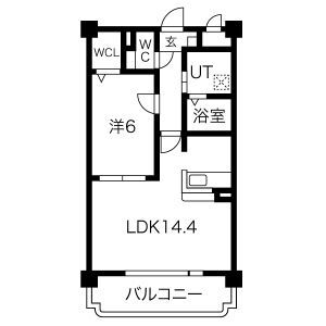 サプリーム苧ヶ瀬の間取り