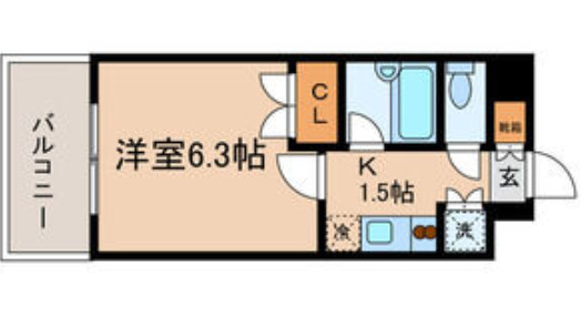 フォレシティ両国の間取り