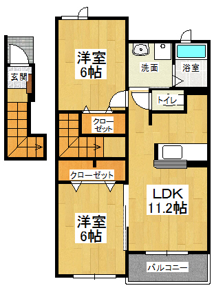 カレントＡの間取り