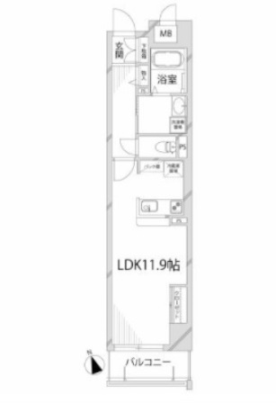 【キャッスルコート龍野町IIの間取り】