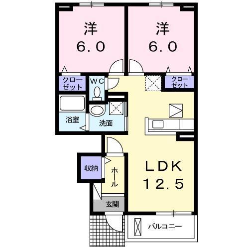 ノーデンプラザｎｄｆIIIの間取り