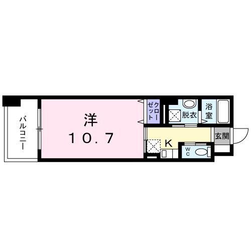 クレメント　タカラの間取り