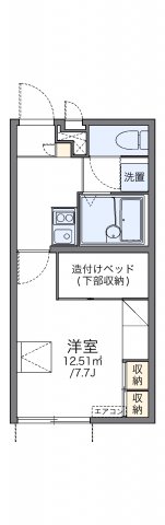 レオパレスルミナスＵの間取り