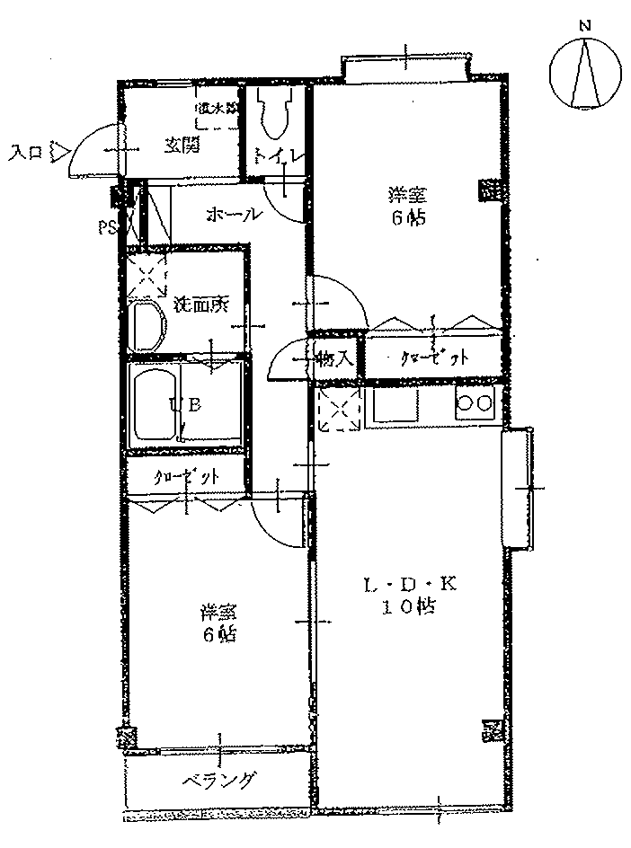 コーポみらいの間取り