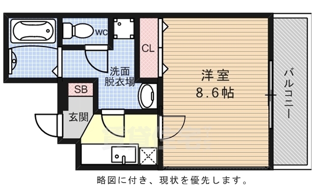 J・シーダ花園の間取り