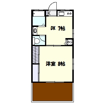 横浜市青葉区梅が丘のアパートの間取り