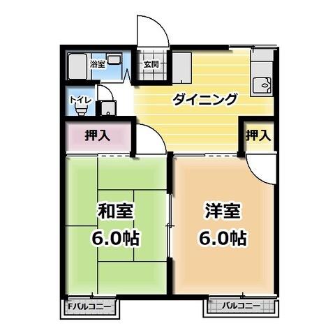 フレンズ玉川の間取り