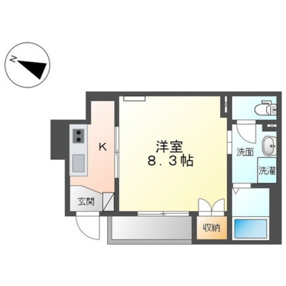 安芸郡坂町小屋浦のアパートの間取り