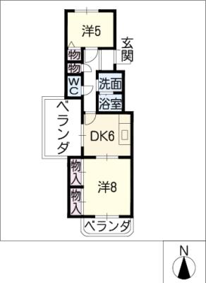 巽マンションの間取り