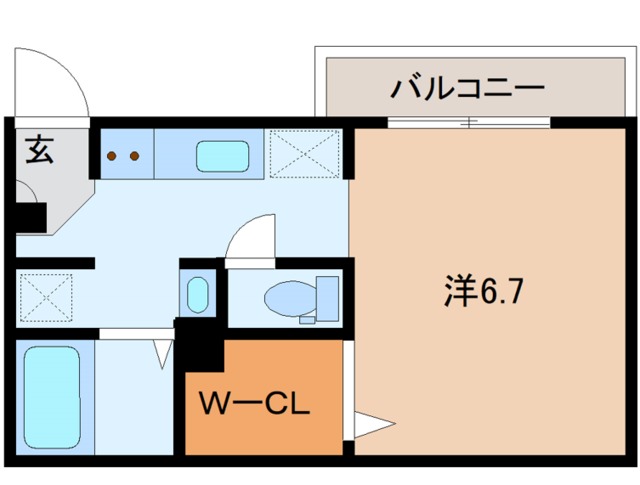 アール柚木の間取り