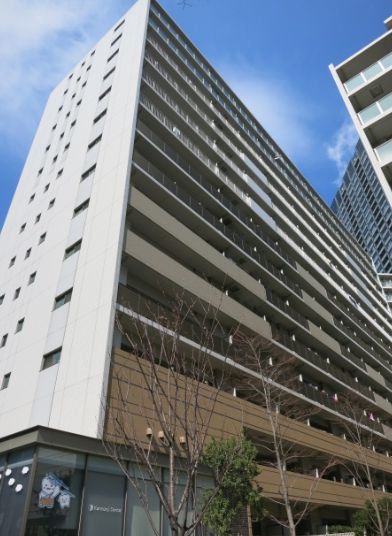 【江東区豊洲のマンションの建物外観】