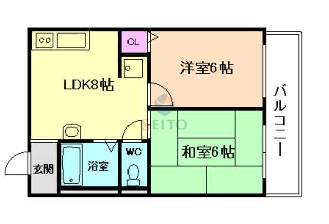 メゾン樋口の間取り