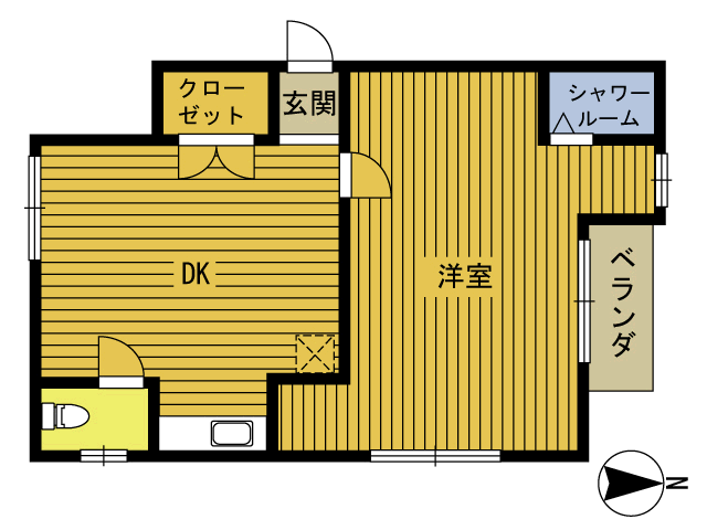 ポッシャモアオアシスの間取り