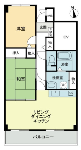 【スカール明日香の間取り】