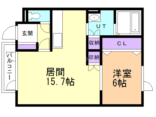 ＨａｋｕｙｏｕIIの間取り