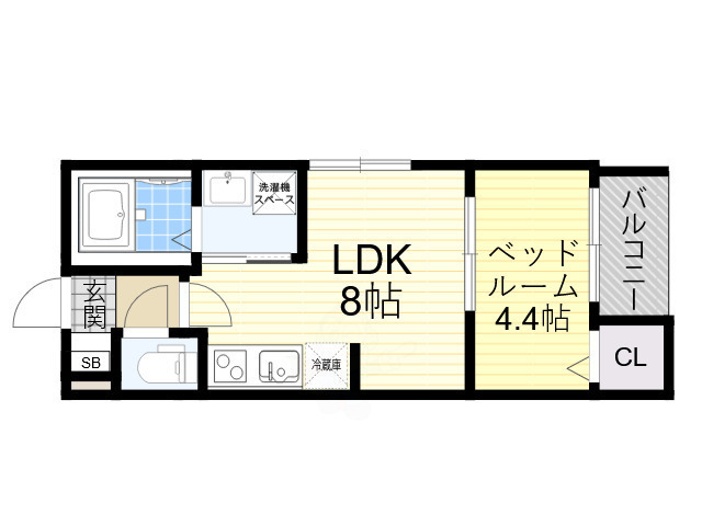 クラウンプライド3の間取り