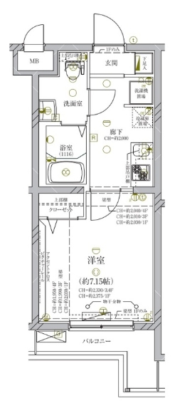 ディアレイシャス成増の間取り