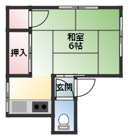 高橋荘の間取り