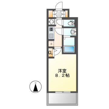 S-RESIDENCE名駅Westの間取り