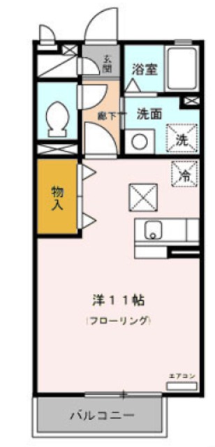 ビギニングＡの間取り