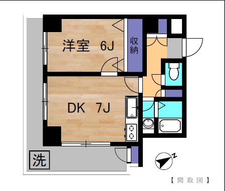 フラットワセダの間取り