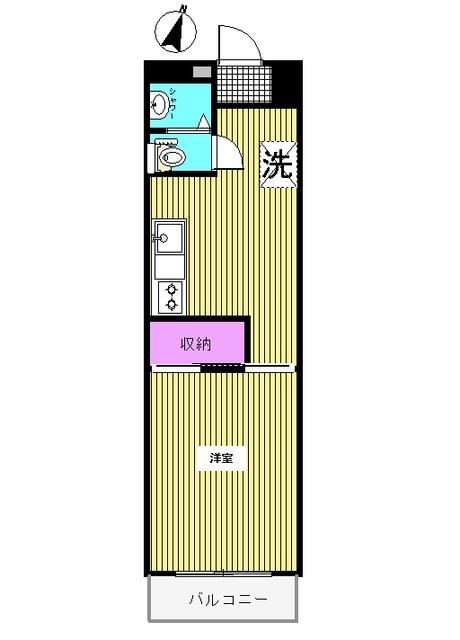 第２天照マンションの間取り