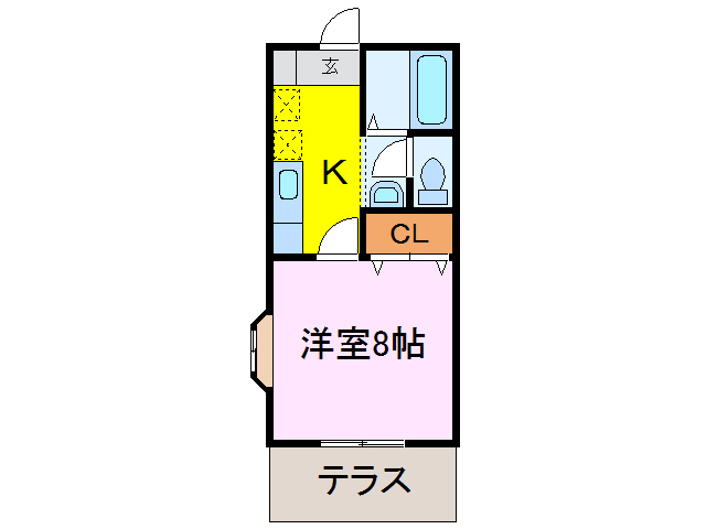 小森谷ハイツＰａｒｔ３の間取り