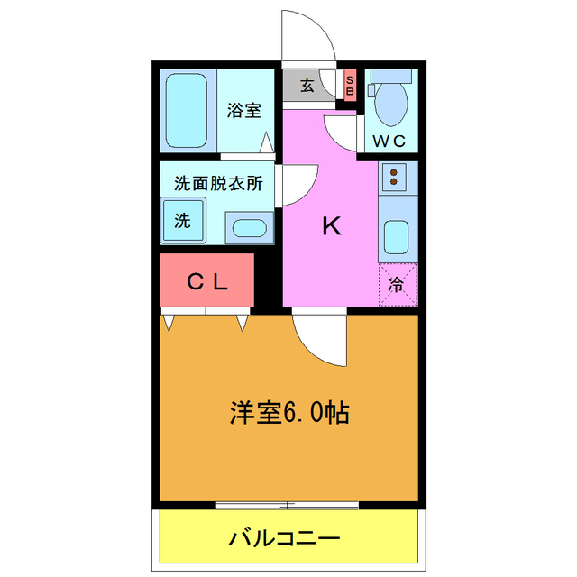 ベリエ稲毛海岸弐番館の間取り