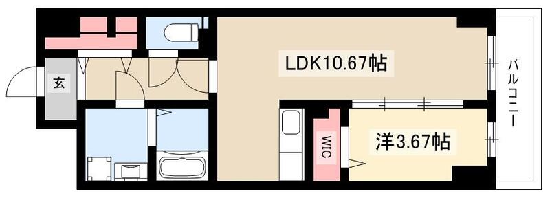 S-FORT北千種の間取り