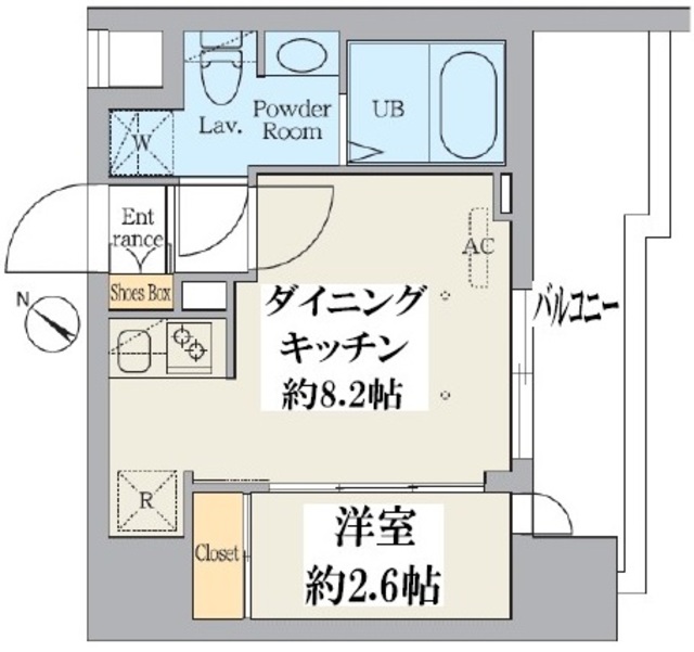 クレストコート江古田の間取り