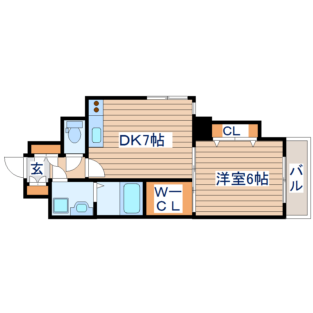 サンヴァーリオ仙台駅東の間取り写真