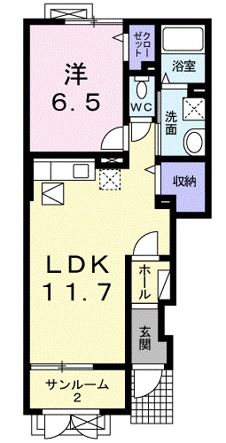 カーサ・ドマーニ石田の間取り