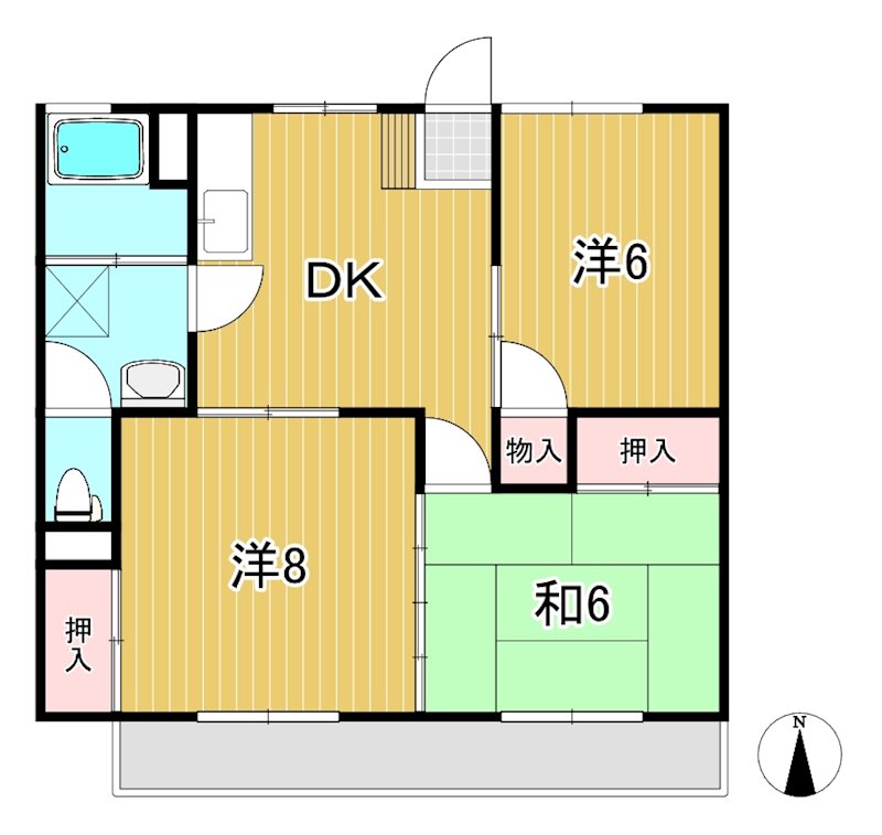 黒沢マンションの間取り