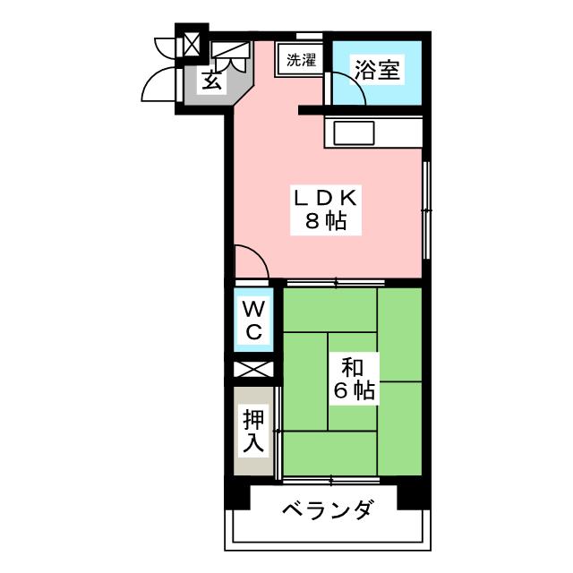 青山ハイツの間取り