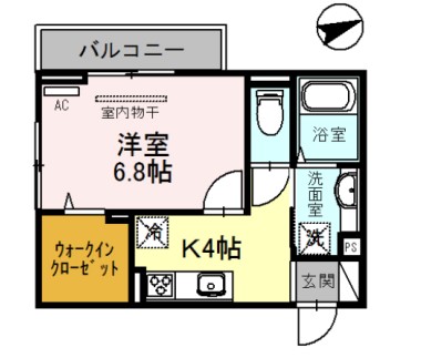 R-001の間取り写真