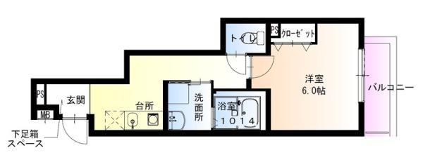 フジパレス百舌鳥八幡の間取り