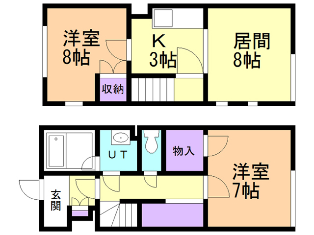 レオネクストユアーズ若竹の間取り