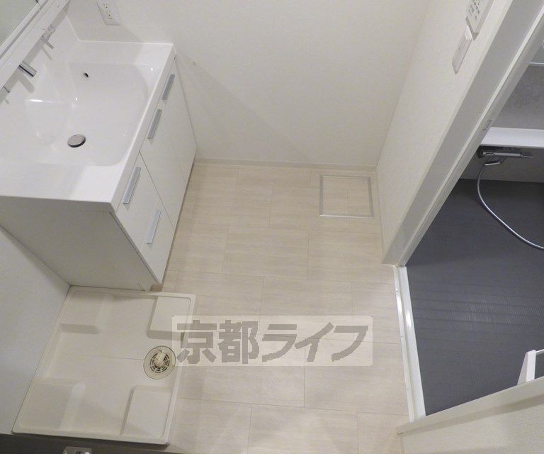 【京都市上京区梅屋町のマンションの洗面設備】