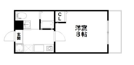 フラッティ丸太町御前の間取り